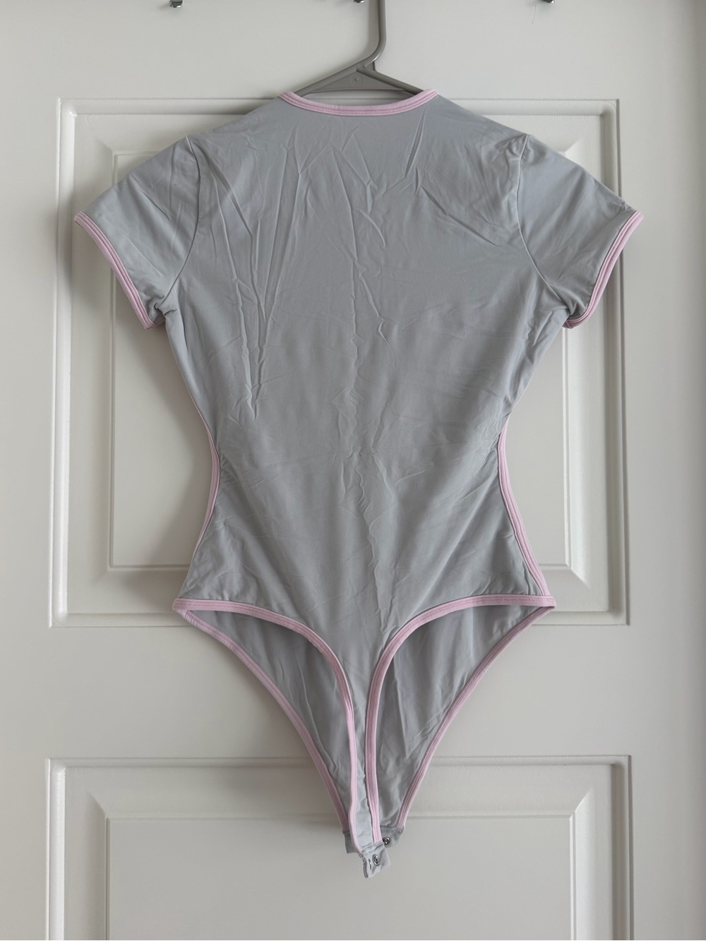 Skims Bodysuit with Pink Trim - Picture 4 of 4